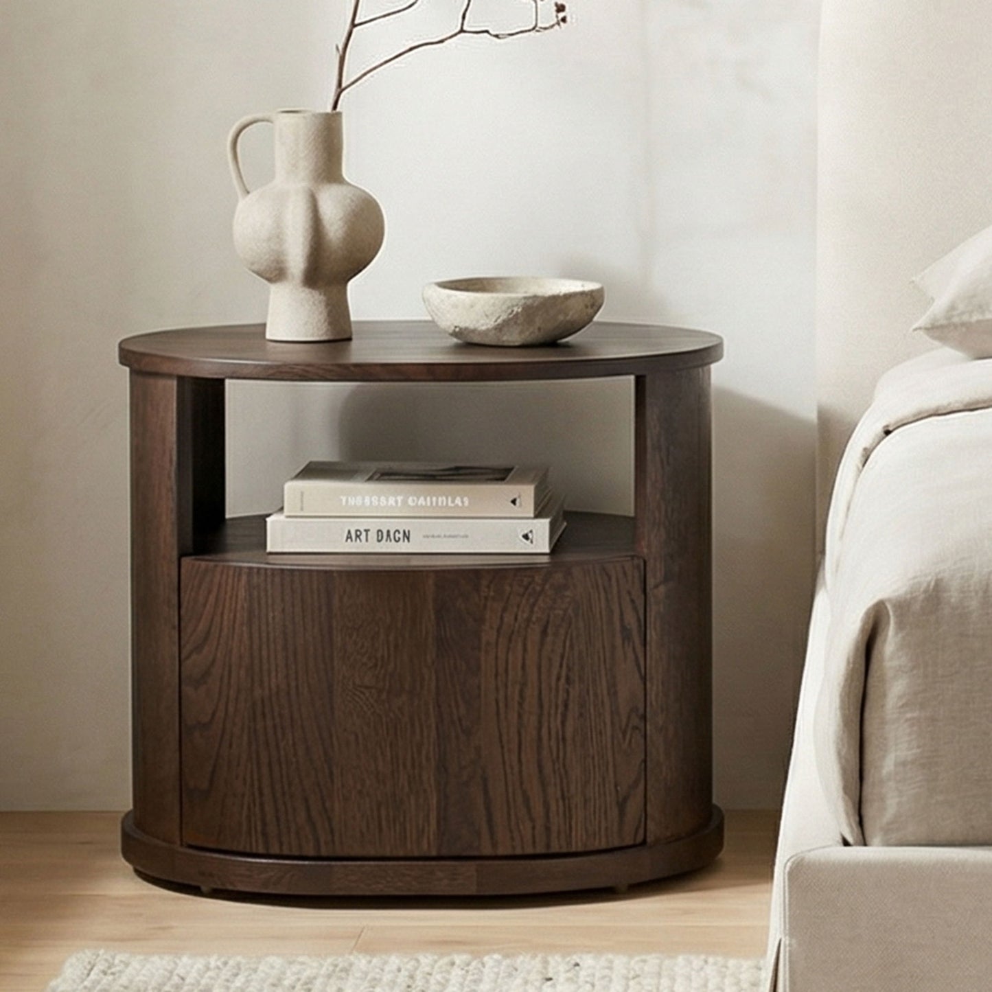 Tommy - Nightstand - Dark Brown