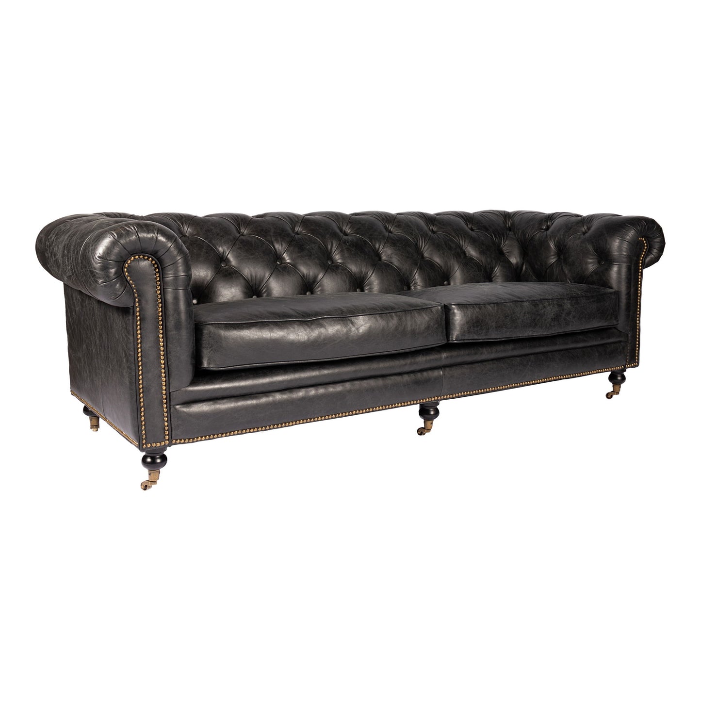 Birmingham - Sofa - Black Leather