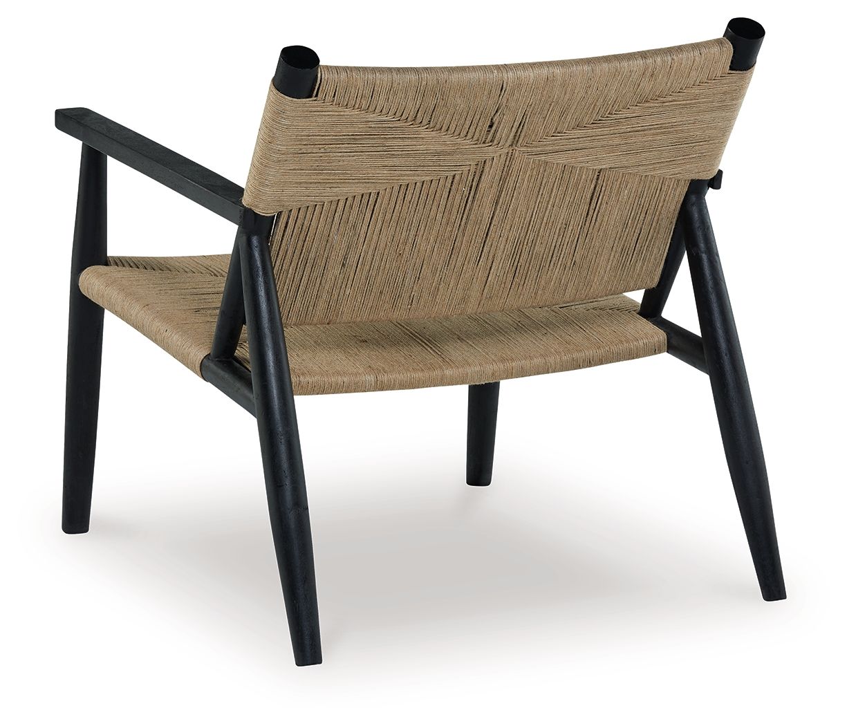 Halfmore - Black / Natural - Accent Chair