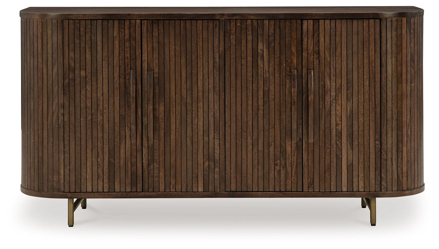 Amickly - Dark Brown - Accent Cabinet