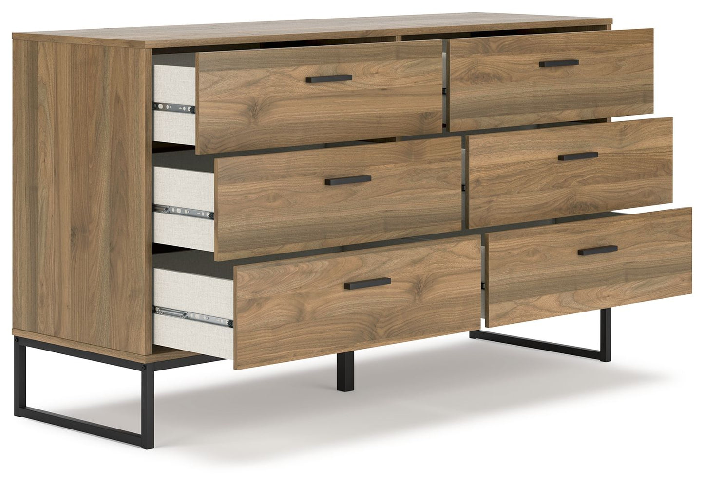 Deanlow - Honey - Six Drawer Dresser