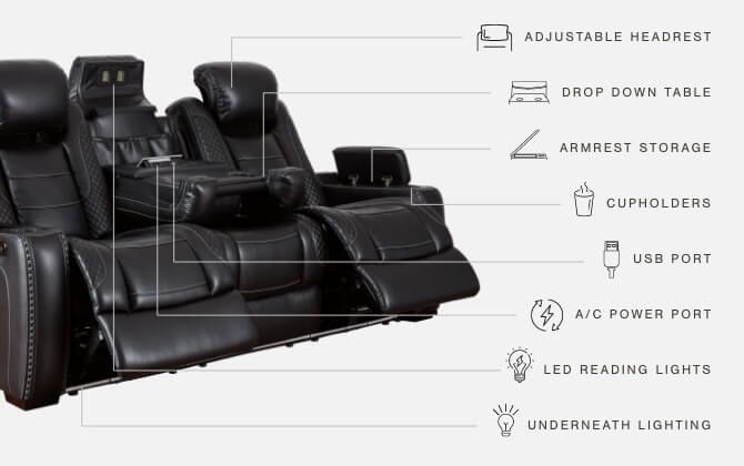 Party - Power Reclining Sofa