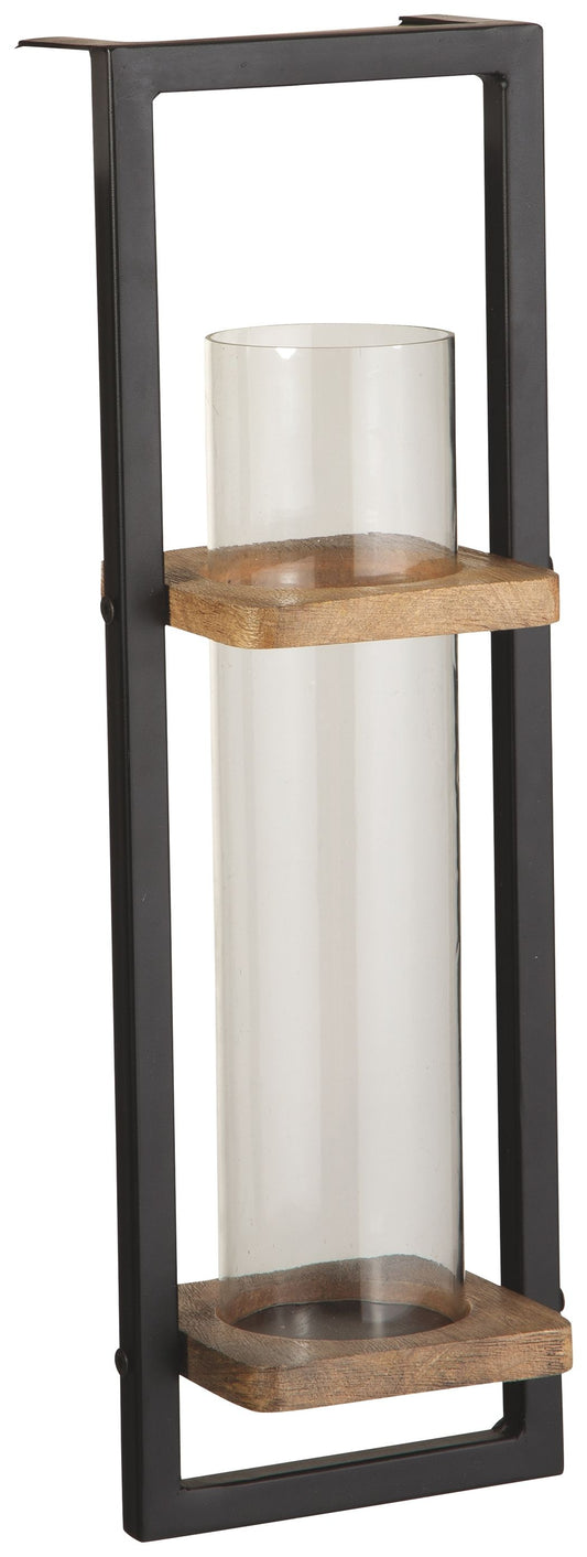 Colburn - Natural / Black - Wall Sconce