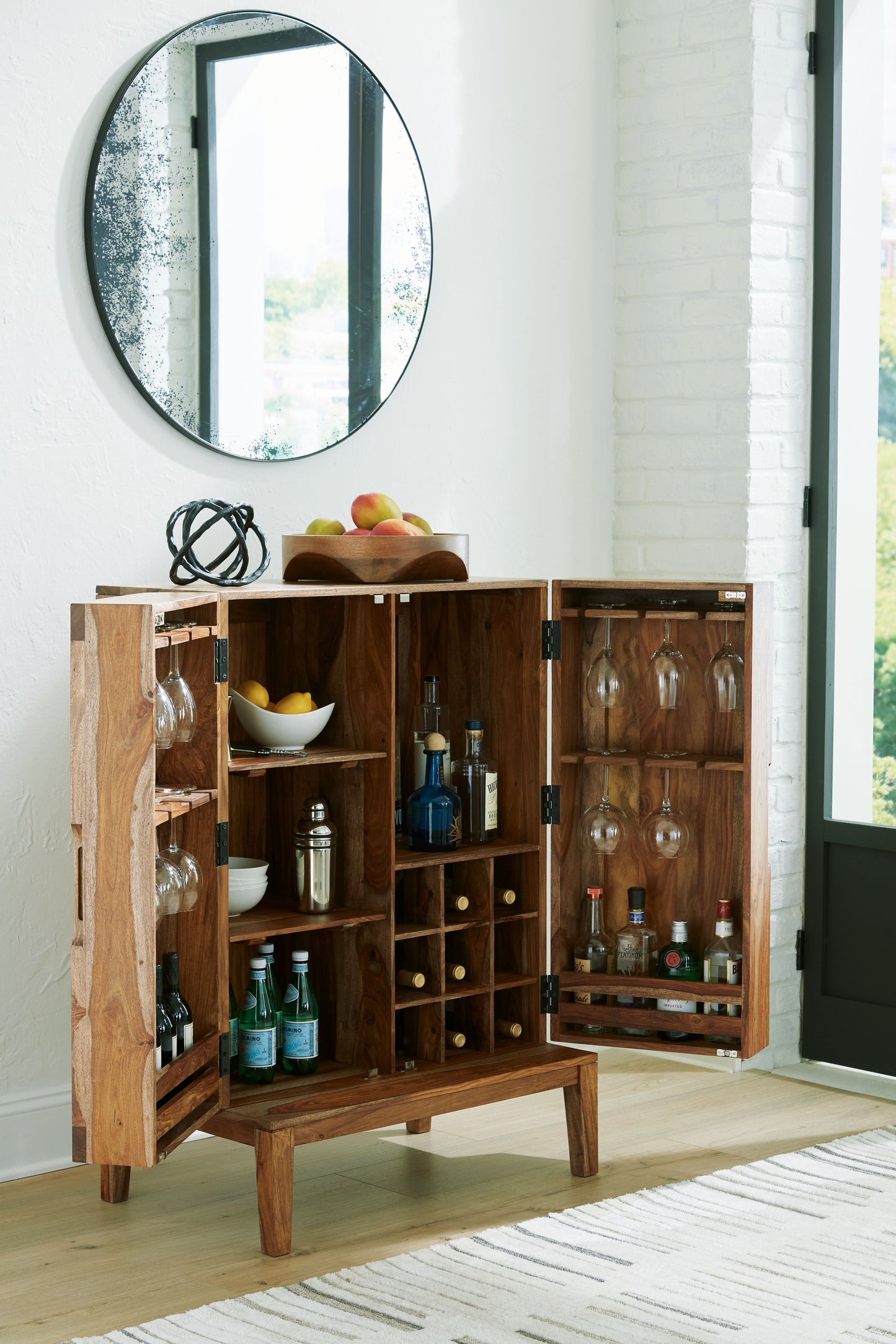 Dressonni - Brown - Bar Cabinet